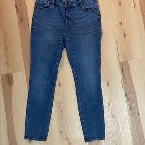 Lands End Mid Rise Curvy Skinny Jean Womens Size 18
